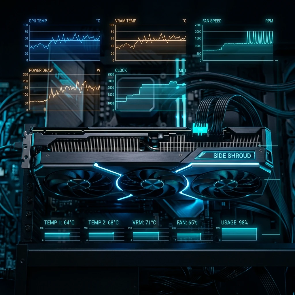 RTX 50 y el sensor de hotspot oculto: por qué la temperatura promedio de tu GPU no cuenta toda la historia